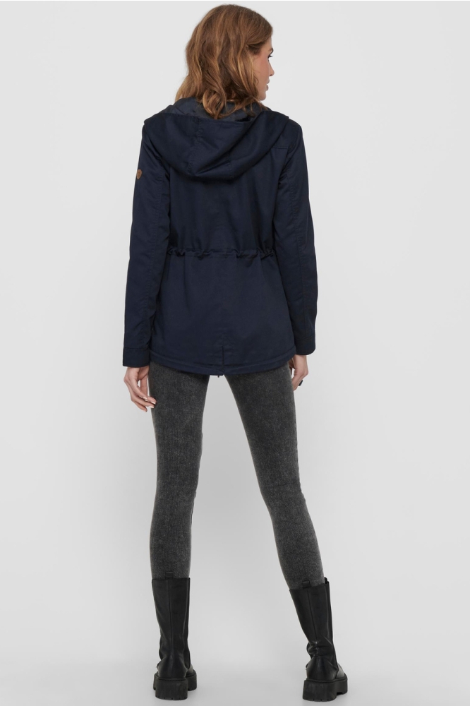 ONLLORCA CANVAS PARKA CC OTW NOOS 15216452 BLUE GRAPHITE